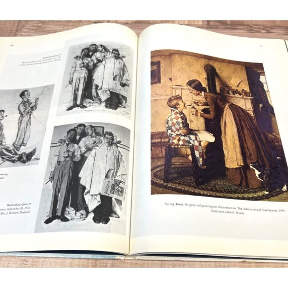 Norman Rockwell A Sixty Year Retrospective Hardcover Book - Picture 3 of 5